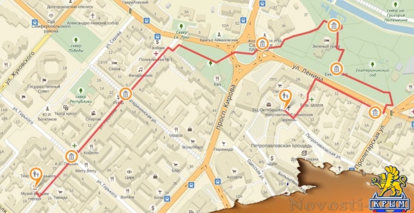 В Симферополе открыли туристический маршрут по "Екатерининским местам" (ФОТО) - «Симферополь»