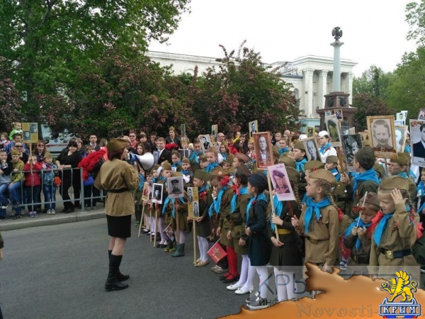 Более 45 тысяч человек приняли участие в шествии «Бессмертного полка» в Симферополе (ФОТО) - «Общество Крыма»
