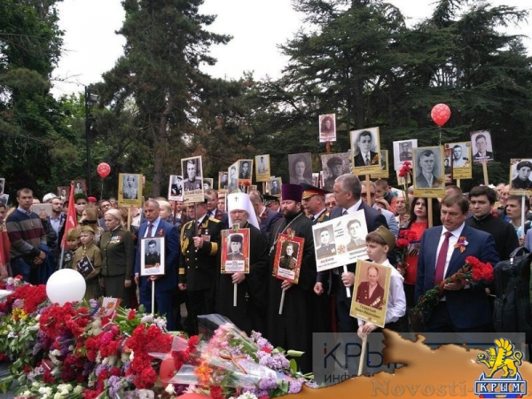 Более 45 тысяч человек приняли участие в шествии «Бессмертного полка» в Симферополе (ФОТО) - «Общество Крыма»