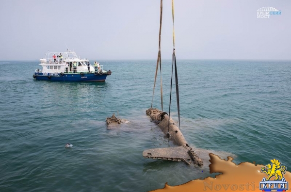 Самолет времен Великой Отечественной войны был поднят со дна Керченского пролива с помощью строителей Крымского моста (ФОТО, ВИДЕО) - «Общество Крыма»