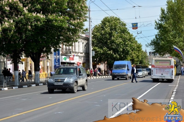 Автобусы перестали помещаться на выделенке в центре Симферополя после ремонта к 9 мая (ФОТО) - «Политика Крыма»
