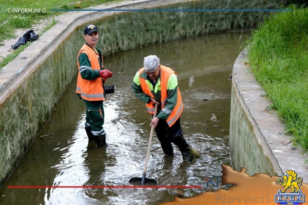 Очистка прудов возле фонтана Савопуло в Симферополе займет три дня (ФОТО, ВИДЕО) - «Общество Крыма»