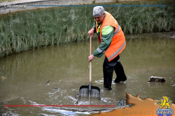 Очистка прудов возле фонтана Савопуло в Симферополе займет три дня (ФОТО, ВИДЕО) - «Общество Крыма»