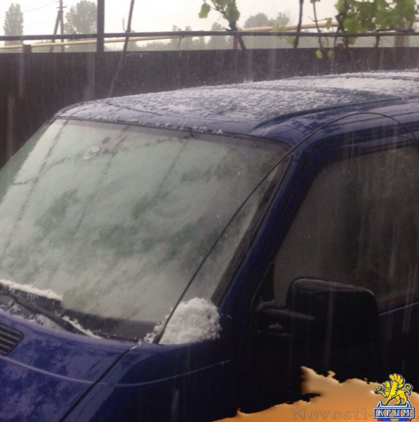 Симферопольский район и столицу Крыма засыпало градом (ВИДЕО) - «Симферополь» Симферопольский район и столицу Крыма засыпало градом (ВИДЕО) - «Симферополь»