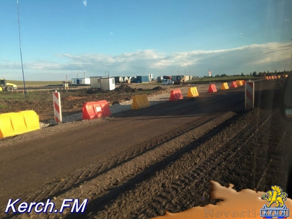 Трасса Керчь-Симферополь "раздвоилась" (ФОТО) - «Симферополь» Трасса Керчь-Симферополь "раздвоилась" (ФОТО) - «Симферополь»