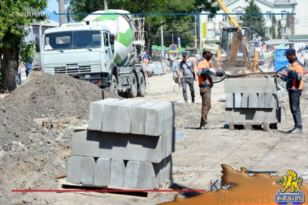 Работы по благоустройству сквера перед Центральным рынком стартовали в Симферополе (ФОТО) - «Общество Крыма»