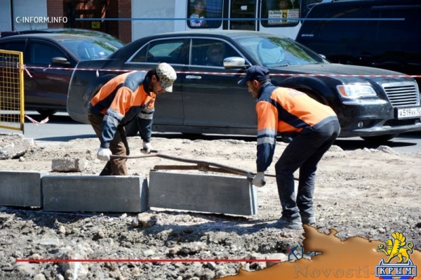 Работы по благоустройству сквера перед Центральным рынком стартовали в Симферополе (ФОТО) - «Общество Крыма»