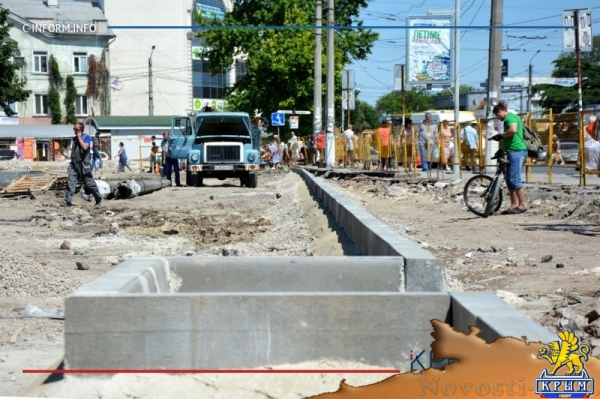 Работы по благоустройству сквера перед Центральным рынком стартовали в Симферополе (ФОТО) - «Общество Крыма»