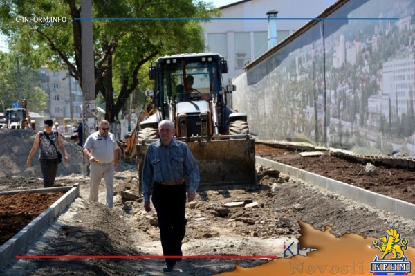Работы по благоустройству сквера перед Центральным рынком стартовали в Симферополе (ФОТО) - «Общество Крыма»