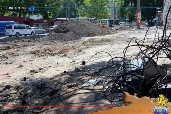 Работы по благоустройству сквера перед Центральным рынком стартовали в Симферополе (ФОТО) - «Общество Крыма»