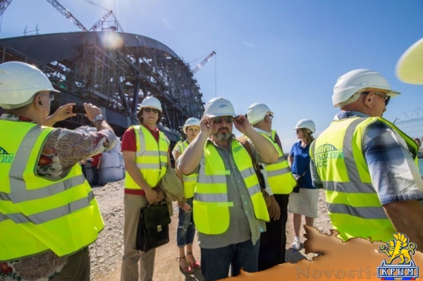 Около полусотни зарубежных журналистов посетили стройплощадку Крымского моста (ФОТО, ВИДЕО) - «Общество Крыма»