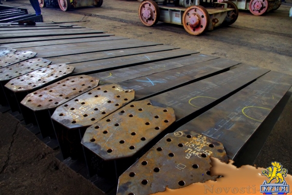 Керченский «Залив» приступил к изготовлению пролётов для Крымского моста (ФОТО) - «Экономика Крыма»