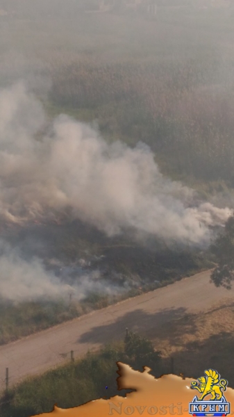 В Керчи выгорела сухая трава - «Керчь» В Керчи выгорела сухая трава - «Керчь»