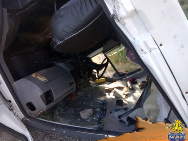 Под Севастополем у грузовика оторвало кабину - «Происшествия»