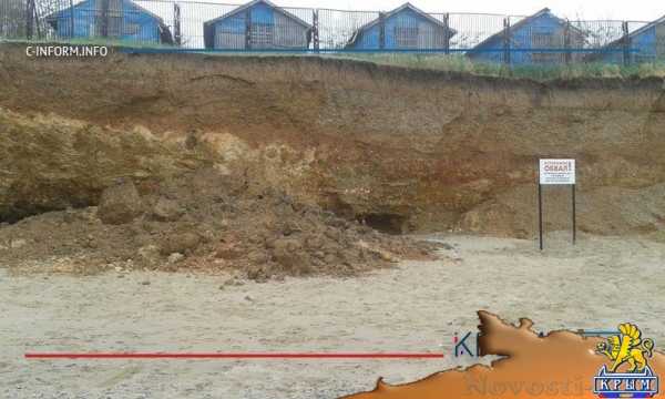 Пляжи Николаевки под аварийными обрывами признали готовыми к курортному сезону - «Новости Крыма»