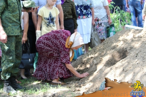 В селе Червоная Поляна перезахоронили останки расстрелянных фашистами патриотов (ФОТО) - «Общество Крыма»