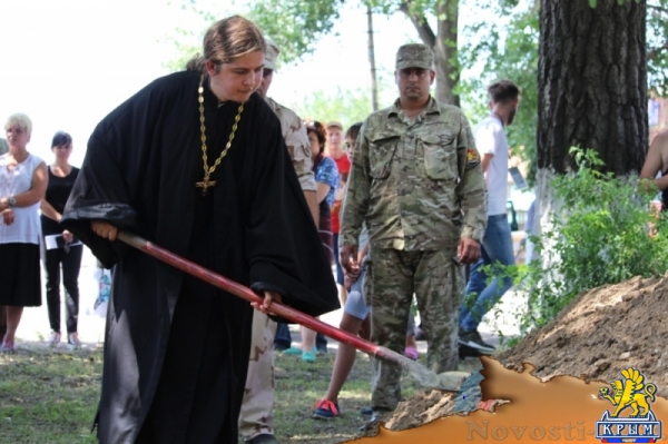 В селе Червоная Поляна перезахоронили останки расстрелянных фашистами патриотов (ФОТО) - «Общество Крыма»
