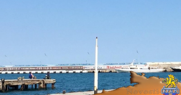 Аварийный ялтинский порт благоустроили рекламой - «Новости Крыма»