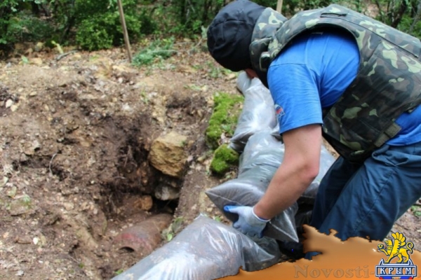 Пиротехники обезвредили немецкую авиабомбу в Бахчисарайском районе - «Новости Крыма»