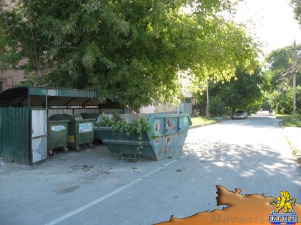 Жильцы дома в Симферополе просят убрать мусорные контейнеры, поставленные им под окна на время ремонта дороги (ФОТО) - «Общество Крыма» Жильцы дома в Симферополе просят убрать мусорные контейнеры, поставленные им под окна на время ремонта дороги (ФОТО) - «Общество Крыма»