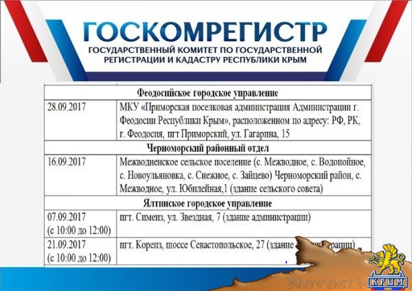 Сайт госкомрегистра республики крым