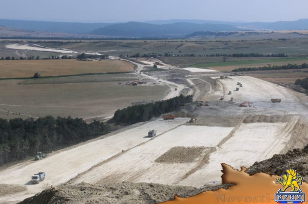 Строители трассы Дубки – Левадки подготовили ещё один участок под асфальтирование (ФОТО) - «Общество Крыма»