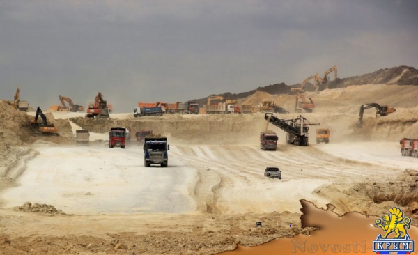 Строители трассы Дубки – Левадки подготовили ещё один участок под асфальтирование (ФОТО) - «Общество Крыма»