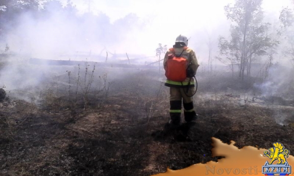 В Крыму на выходных пожарные потушили 48 возгораний сухостоя - «Новости Крыма»