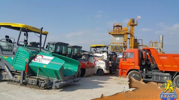 Подрядчик строительства трассы Дубки – Левадки запустил асфальтобетонный завод (ФОТО) - «Политика Крыма»