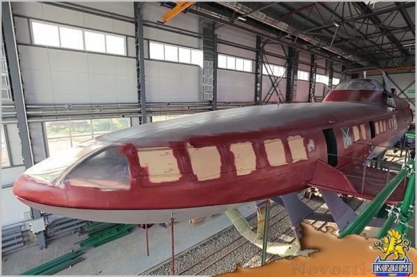 Рыбинский судостроительный завод достраивает судно на подводных крыльях для перевозок по Черному морю (ФОТО) - «Общество Крыма»