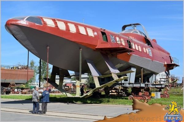 Рыбинский судостроительный завод достраивает судно на подводных крыльях для перевозок по Черному морю (ФОТО) - «Общество Крыма»