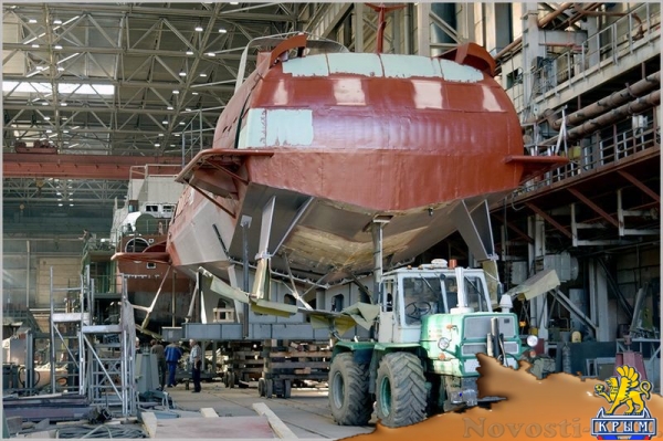 Рыбинский судостроительный завод достраивает судно на подводных крыльях для перевозок по Черному морю (ФОТО) - «Общество Крыма»