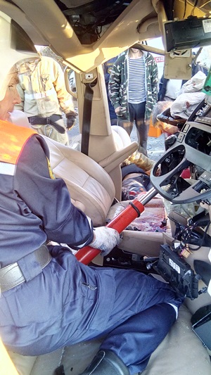 На прошедших выходных спасатели «КРЫМ-СПАС» 5 раз привлекались для ликвидации последствий ДТП - «МЧС»