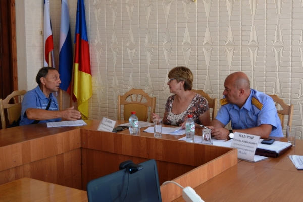 Рабочая поездка в Алушту - «Правам человека»