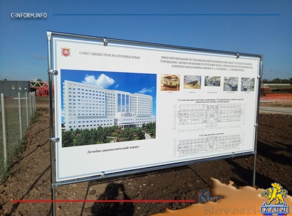Строительство многопрофильного медицинского центра началось в Симферополе - «Спорт Крыма»