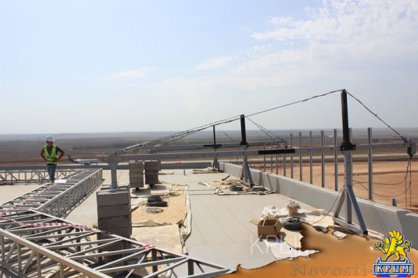 Монтаж крыши нового терминала аэропорта Симферополь полностью завершен - «Культура Крыма»