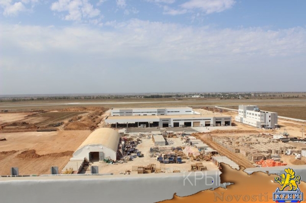 Монтаж крыши нового терминала аэропорта Симферополь полностью завершен - «Культура Крыма»