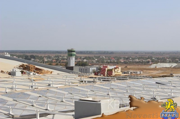 Монтаж крыши нового терминала аэропорта Симферополь полностью завершен - «Культура Крыма»