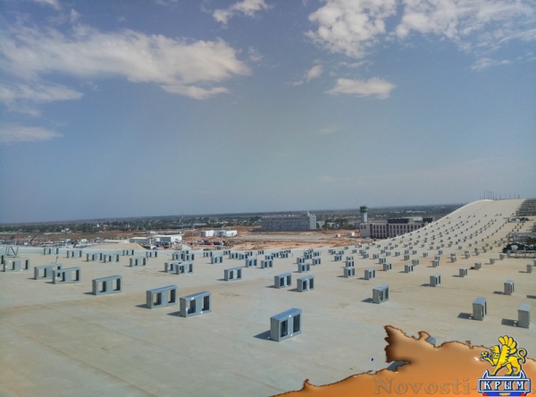 Монтаж крыши нового терминала аэропорта Симферополь полностью завершен - «Культура Крыма»