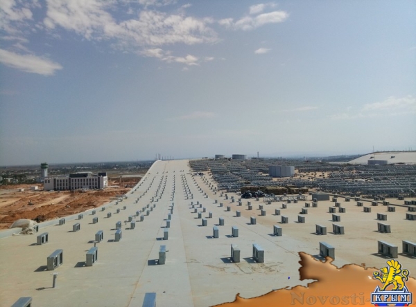 Монтаж крыши нового терминала аэропорта Симферополь полностью завершен - «Культура Крыма»