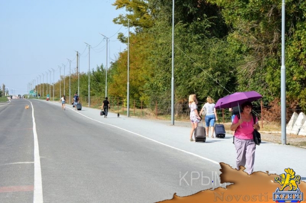 Работа самого загруженного пропускного пункта на границе Крыма с Украиной - «Общество Крыма»