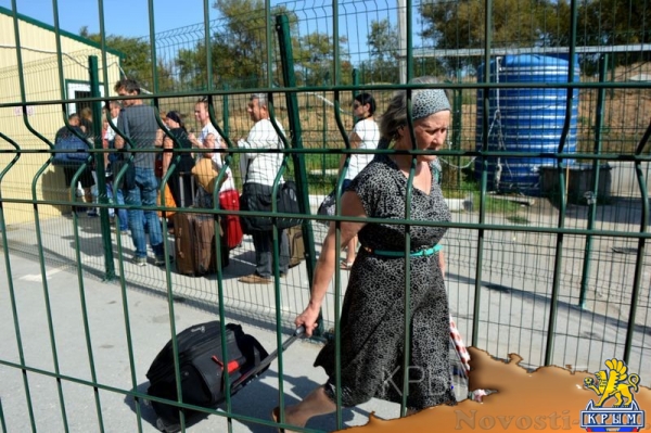 Работа самого загруженного пропускного пункта на границе Крыма с Украиной - «Общество Крыма»