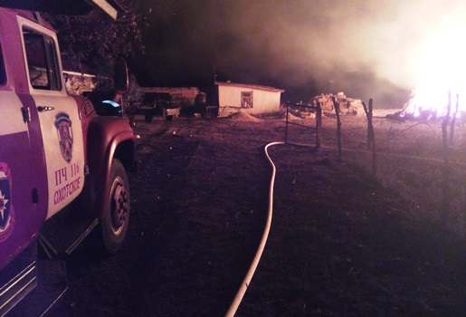 Сотрудники ГКУ РК «Пожарная охрана Республики Крым» ликвидировали возгорание более 28 тонн сена в Нижнегорском районе - «МЧС»