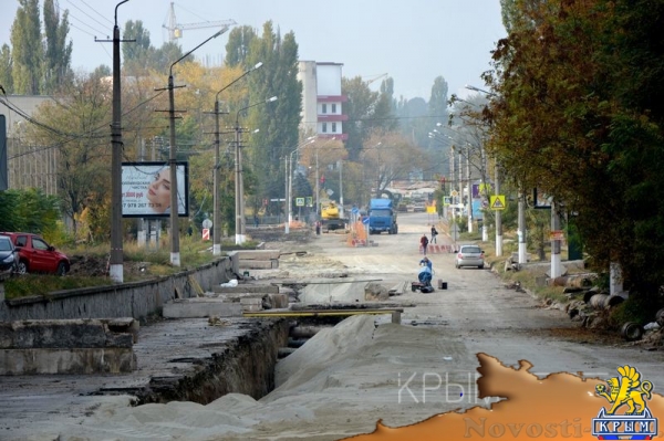 Замена коммунальных сетей на ул. Толстого в Симферополе подошла к завершающей стадии - «Экономика Крыма»