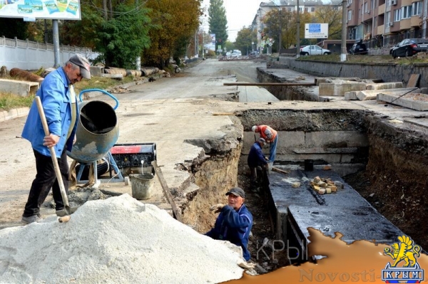 Замена коммунальных сетей на ул. Толстого в Симферополе подошла к завершающей стадии - «Экономика Крыма»