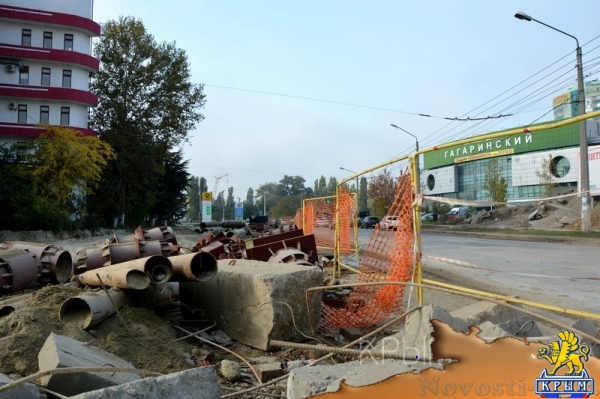 Замена коммунальных сетей на ул. Толстого в Симферополе подошла к завершающей стадии - «Экономика Крыма»