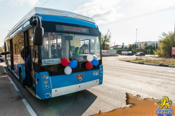 На севастопольском троллейбусе В«дорогами будущегоВ» (ФОТО) - «Экономика Крыма»