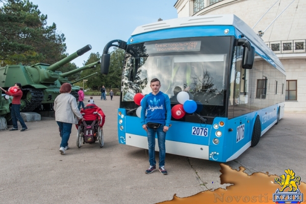 На севастопольском троллейбусе В«дорогами будущегоВ» (ФОТО) - «Экономика Крыма»