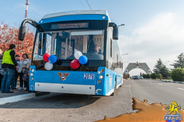 На севастопольском троллейбусе В«дорогами будущегоВ» (ФОТО) - «Экономика Крыма»