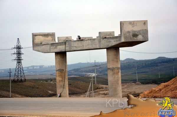 Строители выполнили более половины всех работ на автоподходах к Крымскому мосту - «Возвращение в Россию»